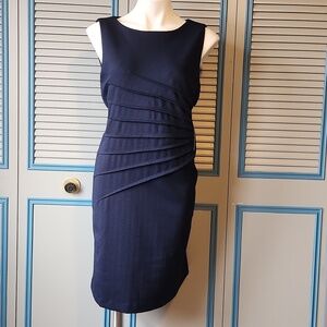 Carmen Marc Valvo Navy Dress